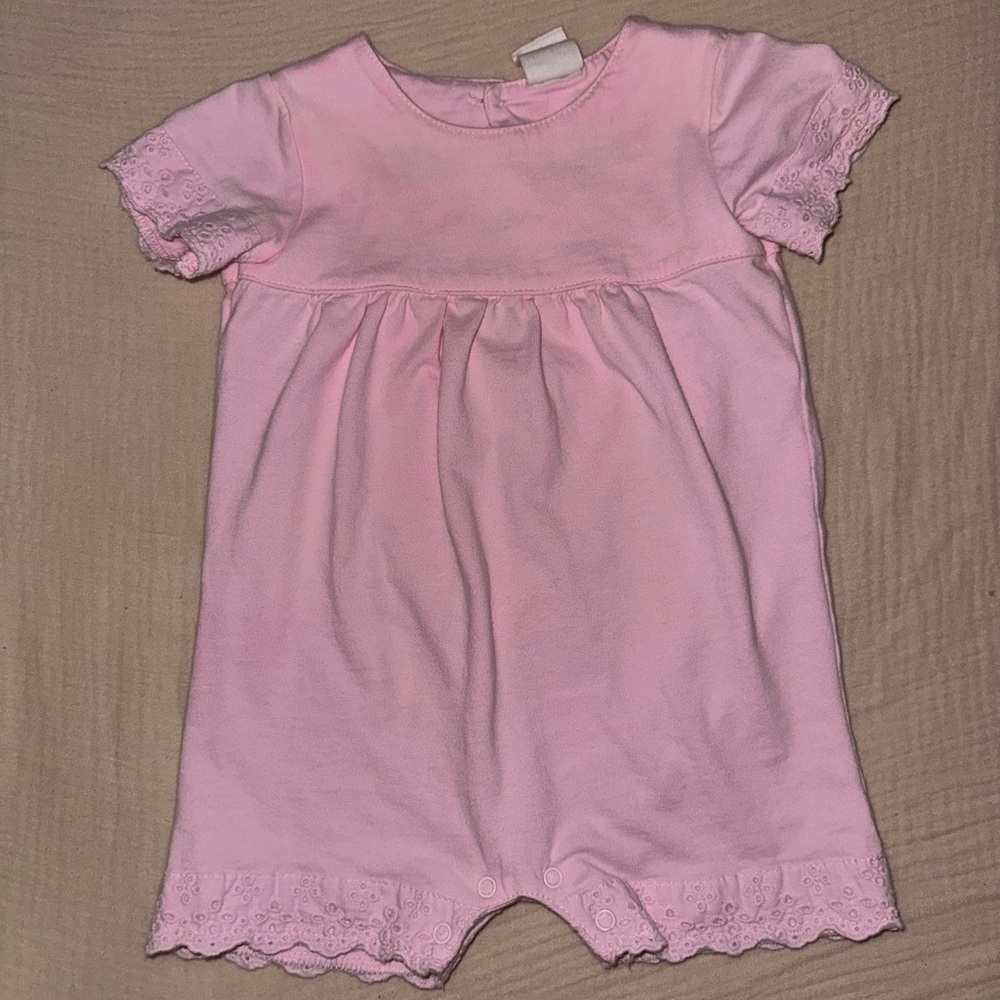 Starting Out Soft Pink Baby Romper